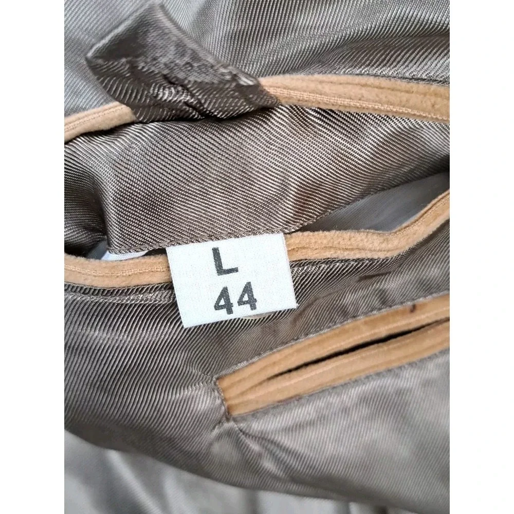 Corduroy Blazer Men's‎ 44L Tan Brown Two Button Elbow Patches Single Vent Preppy